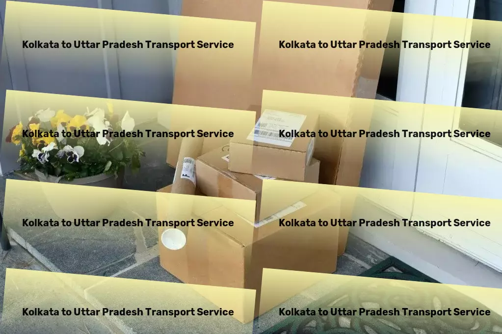 Kolkata to Uttar Pradesh Transport High-capacity moving and shipment