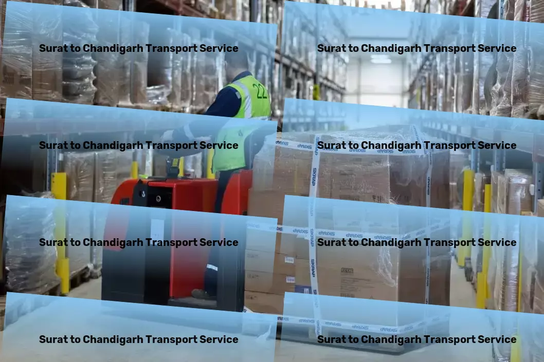 Surat to Chandigarh Household Goods Transport Your logistic challenges, our innovative solutions in India! - Inter-state goods delivery