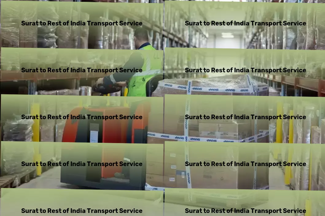 Surat to Rest Of India Part Load Transport Join the revolution of hassle-free shipping in India. - Nationwide parcel transport