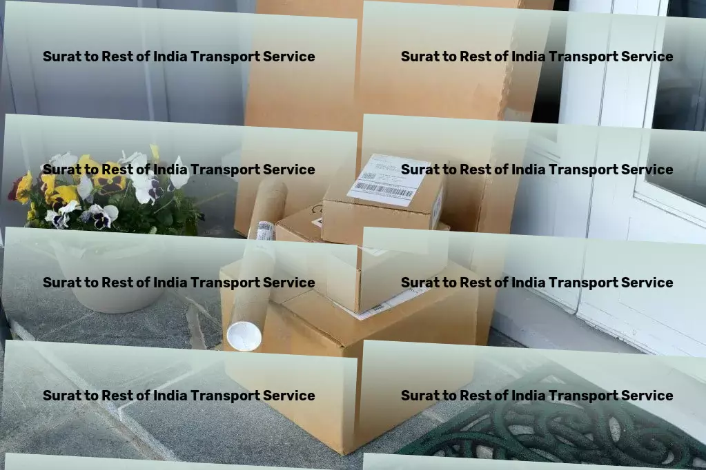 Surat to Rest Of India Part Load Transport Cargo transport services