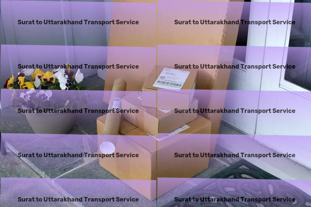 Surat to Uttarakhand Household Goods Transport Empower your business with our comprehensive Indian transport services! - Custom freight services